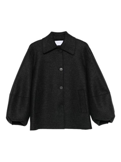Harris Wharf London button-fastening coat