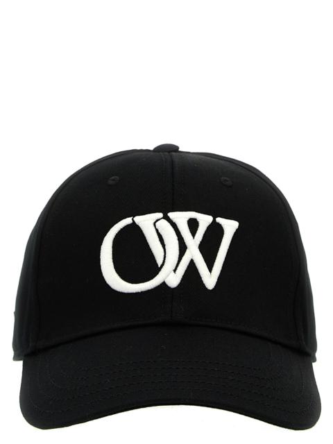 Logo Cap Hats White/Black