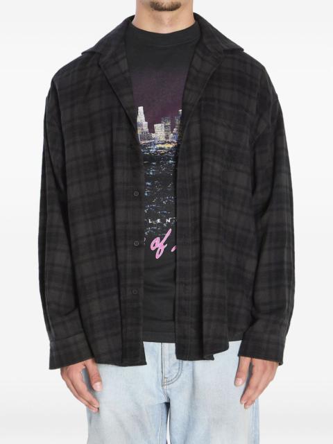 BALENCIAGA layered cotton shirt