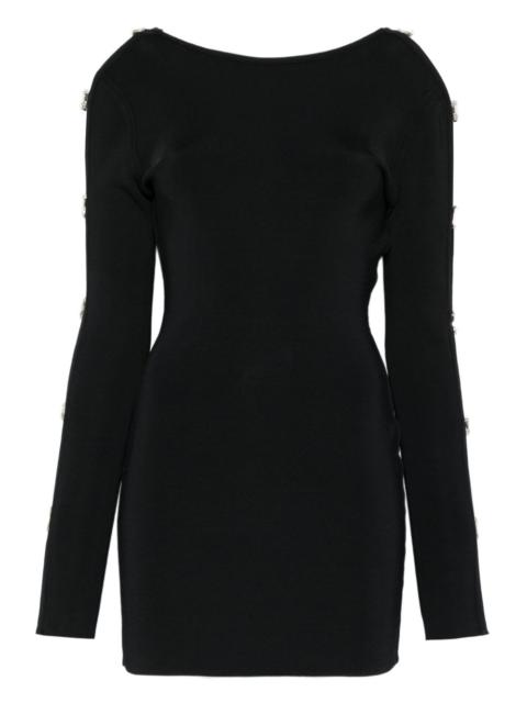 David Koma cut-out long-sleeve mini dress
