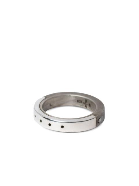 Parts of Four Sistema 4-hole sterling-silver ring