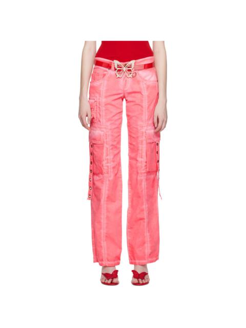 SSENSE Exclusive Pink Trousers