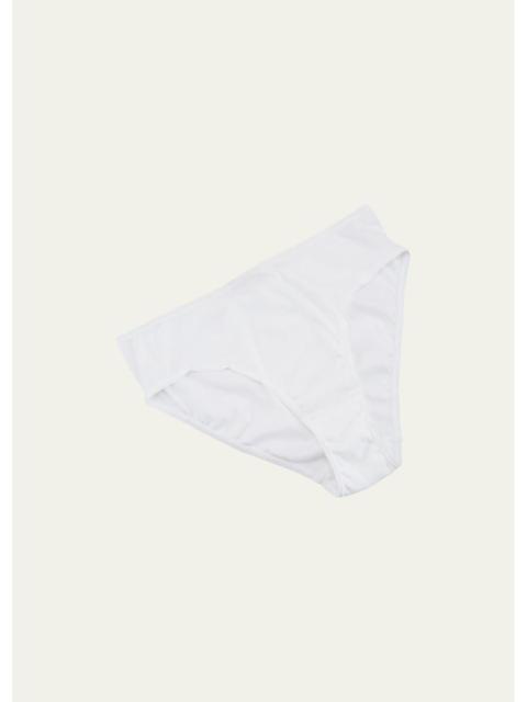 HANRO Cotton Seamless High-Leg Briefs