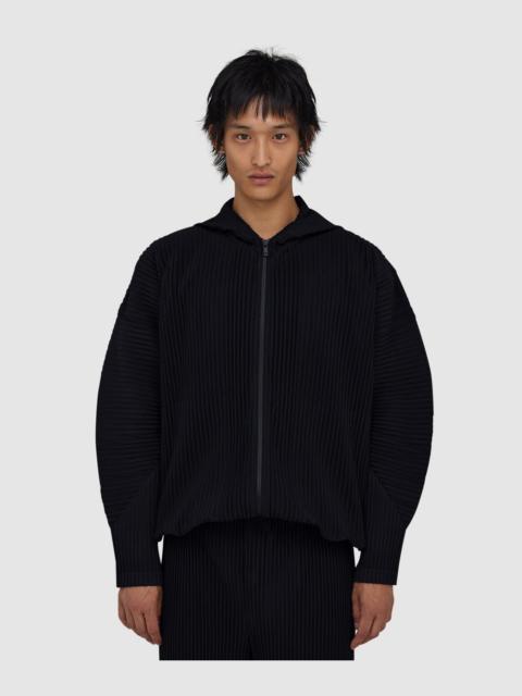 ISSEY MIYAKE July pleats full zip hoodie