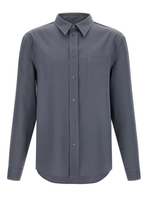 Marni stripe-detail virgin wool shirt