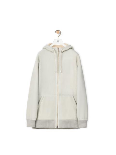 Loewe Zip-up hoodie shearling