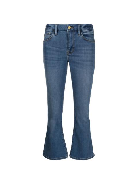 FRAME low-rise flared jeans