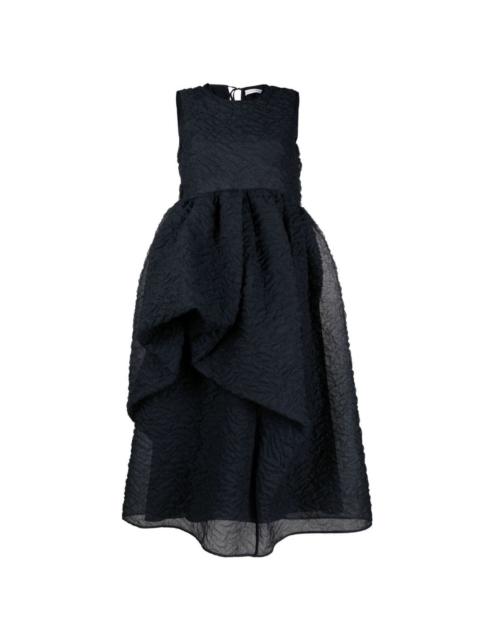 CECILIE BAHNSEN Fang textured midi dress | REVERSIBLE