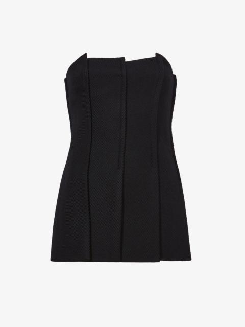 Proenza Schouler Corinne Strapless Top in Wool Twill