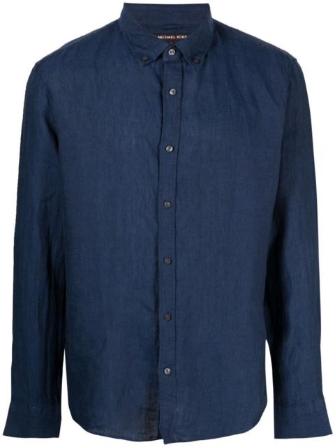 MICHAEL KORS button-down linen shirt