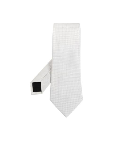Lanvin textured-weave silk tie