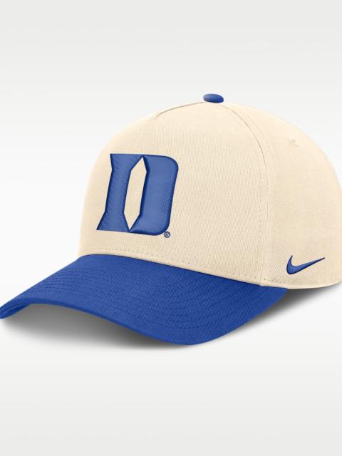 Nike Duke Campus Prep Rise Men's Nike College A-Frame Adjustable Hat