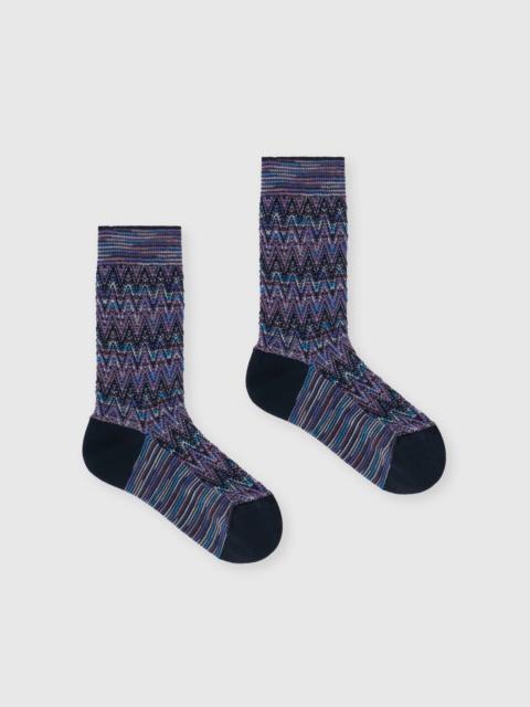 Missoni Chevron cotton socks