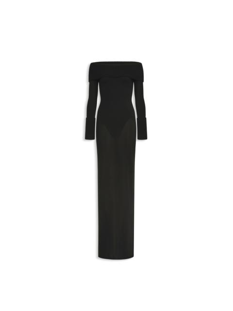 Alaïa MERINO OFF-SHOULDER DRESS