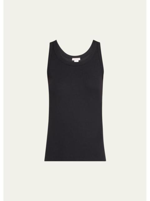 HANRO Ribbed Cotton Sleep & Lounge Tank