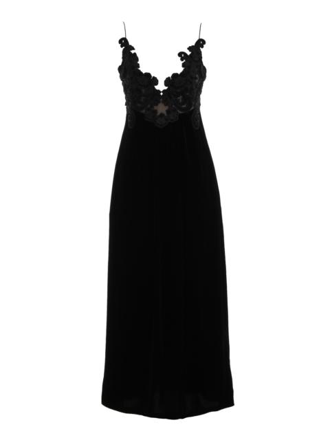 Zimmermann SENSORY VELVET SLIP DRESS