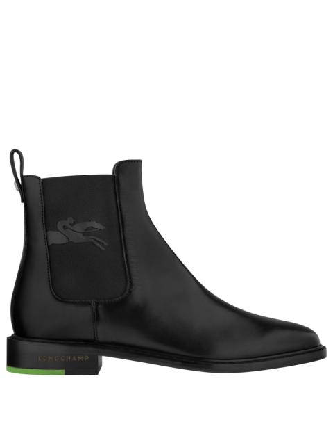 Longchamp Au Sultan Low Boots Black - Leather