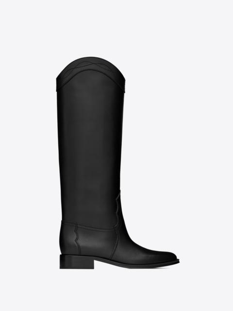 SAINT LAURENT kate boots in smooth leather