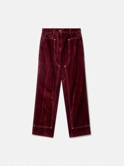 Stella McCartney Straight Leg Velvet Jeans