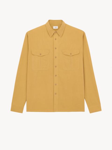 SAINT LAURENT SHIRT IN COTTON POPLIN
