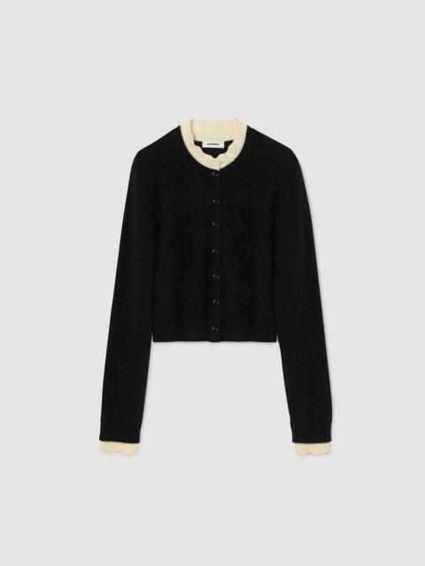 Sandro POINTELLE COLLAR CARDIGAN