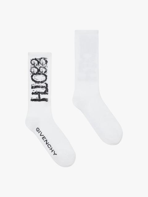 Givenchy GIVENCHY GOTH SOCKS IN COTTON