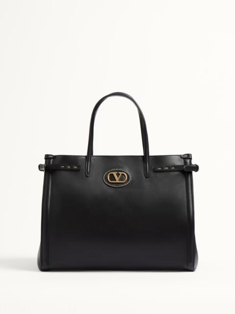 Valentino VALENTINO GARAVANI ANTIBES MEDIUM LEATHER SHOPPING BAG