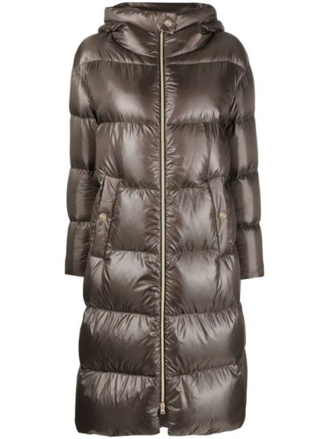 Herno quilted padded zipped coat