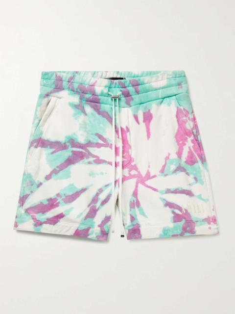 AMIRI Tie-Dyed Loopback Cotton-Jersey Drawstring Shorts