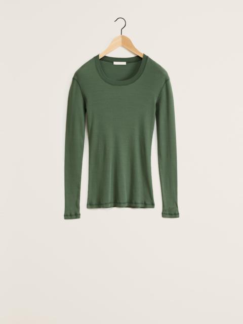 RIB LONG SLEEVE T-SHIRT