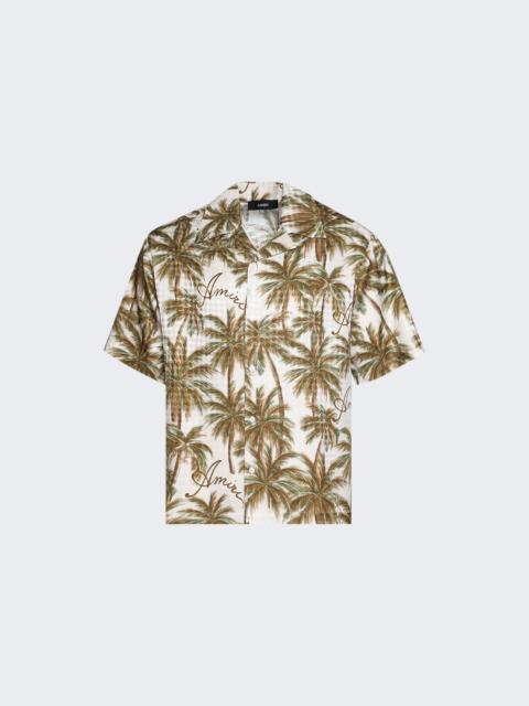 AMIRI Palms Shirt Ivory