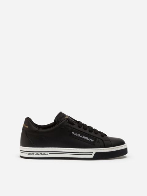 Dolce & Gabbana Roma sneakers in printed nappa calfskin
