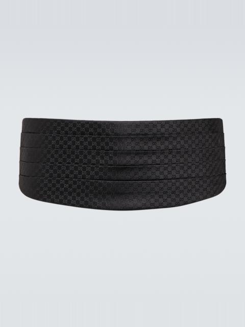 GUCCI GG jacquard silk cummerbund