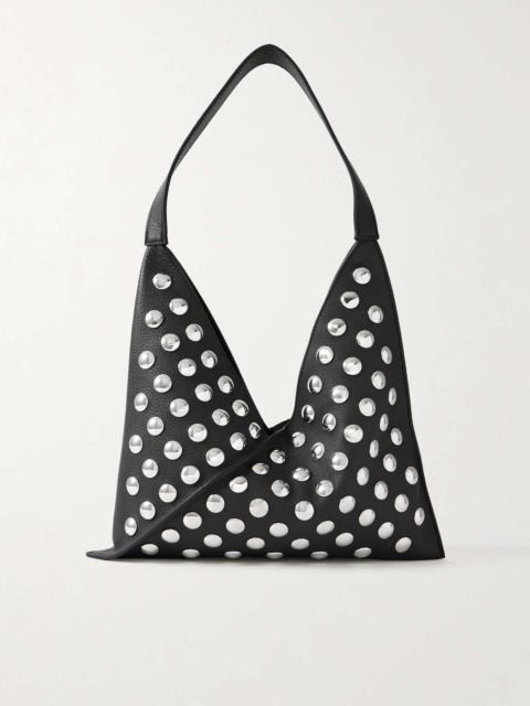 KHAITE Sara small embellished textured-leather tote