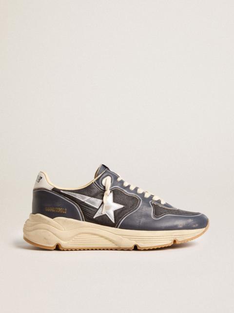 ★Golden Goose★マラソン ナイロン アッパー ベージュ スター Golden Goose Men's Marathon with black nylon upper and white
