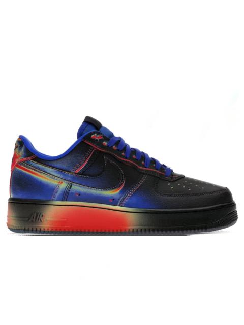 Nike AIR FORCE 1 LOW RETRO 'HEAT MAP' - BLACK/RACER BLUE/VOLT ICE/BRIGHT CRIMSON