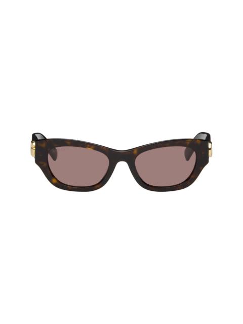 GUCCI Brown Low Nose Bridge Fit Sunglasses