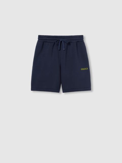 GUCCI Jersey shorts with patch