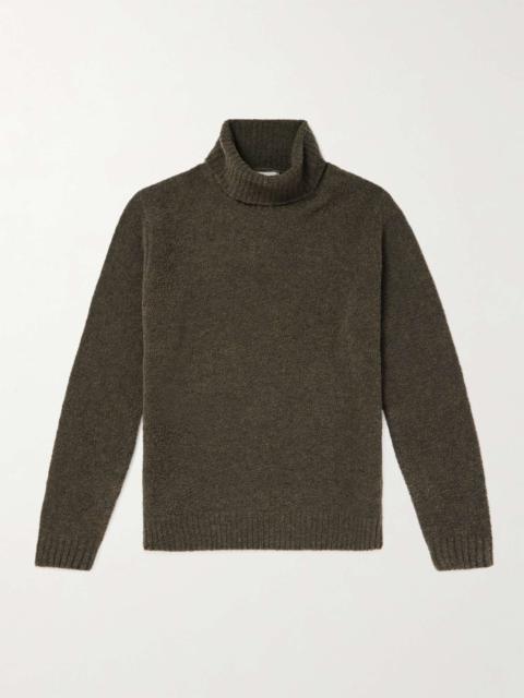 Wool-Blend Bouclé Rollneck Sweater