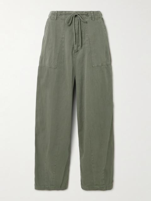 JAMES PERSE Cotton-blend Tapered Pants