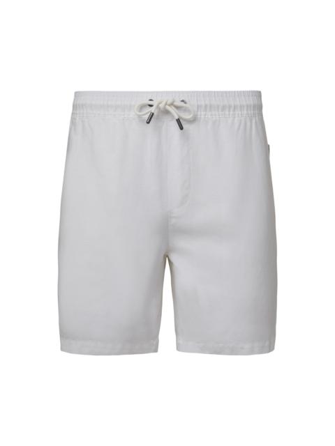 onia Men's Linen-Blend Drawstring Shorts - White
