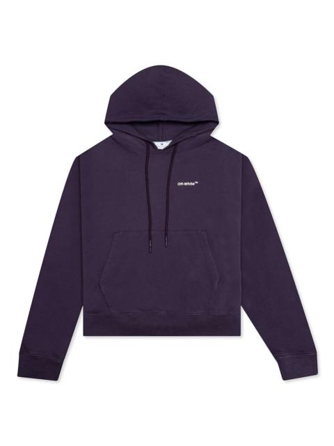Off White Caravaggio Crowning Over Hoodie Purple