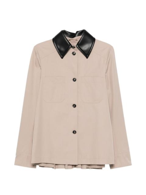 Sportmax pleated-back jacket
