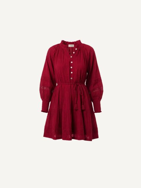Cleobella MEADOW MINI DRESS | RUMBA RED