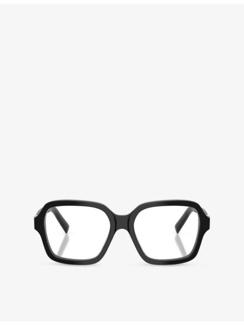 Miu Miu MU 03YV Square-Frame Acetate Optical Glasses