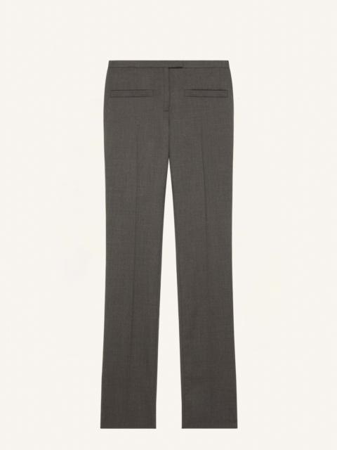 courrèges WOOL TAILORED TUBE PANTS