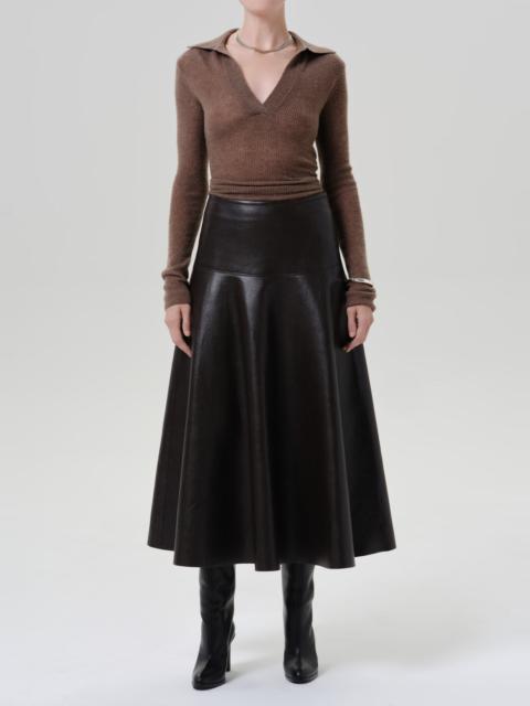 Citizens of Humanity Vita Maxi Skirt In Chocolate