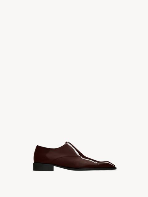 SAINT LAURENT MILTON SLIP-ON OXFORDS IN PATENT LEATHER