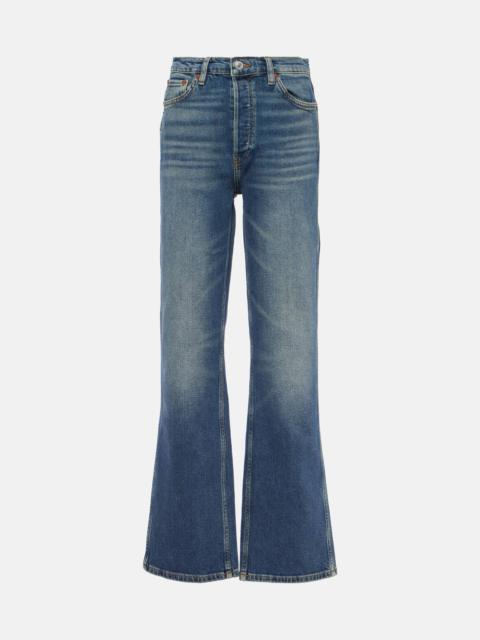 90s high-rise straight jeans