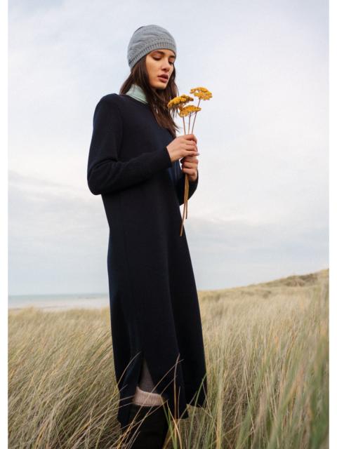 SAINT JAMES ASCOU Pointelle Sleeve Sweater Dress